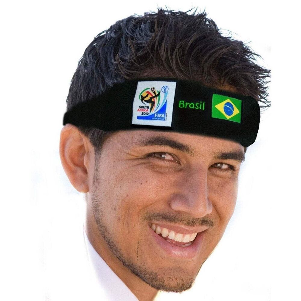 Brazil World Cup Soccer Headband 50-Count Case Pack – Official FIFA Licensed Ret